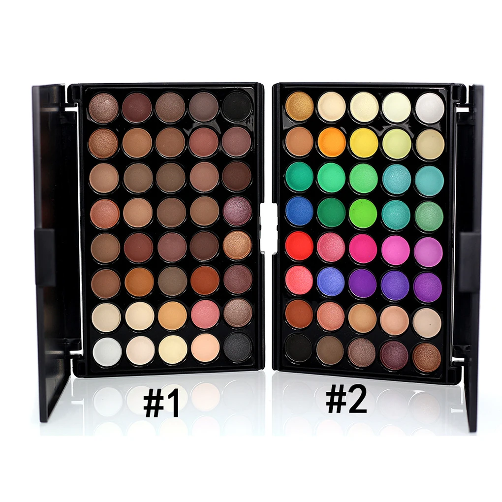 

2018 New 40 Color Matte Shimmer Eye Shadow Palette Long Lasting Cosmetic Makeup Tool Set
