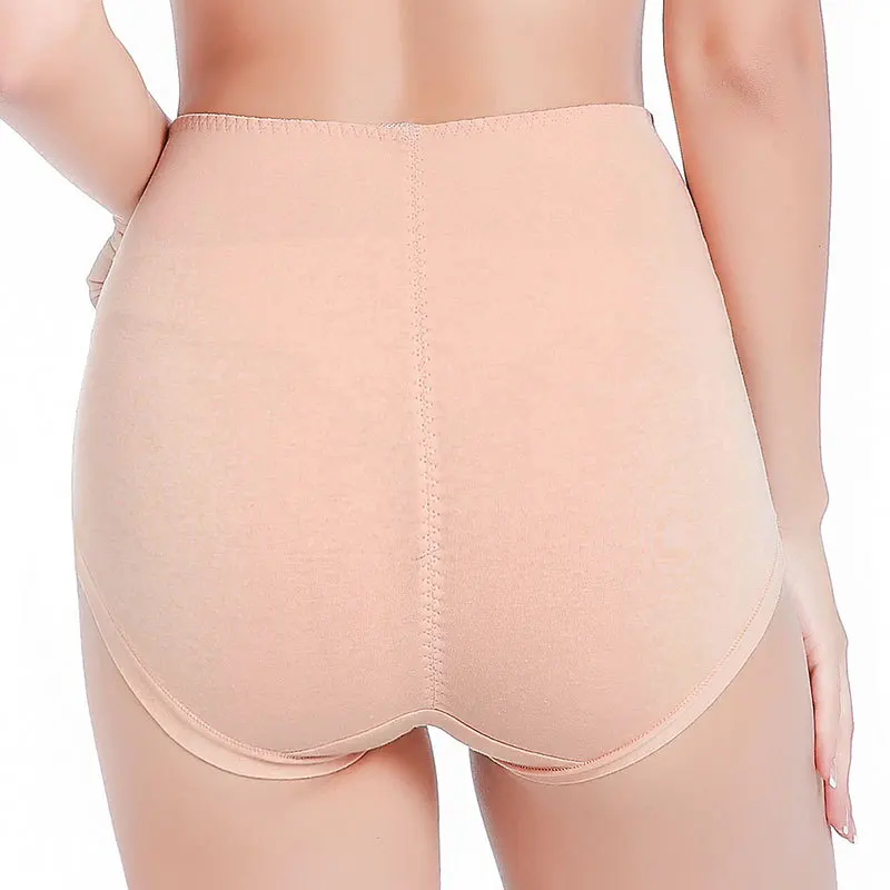 Queenral Panties Women Cotton Plus Size L XL XXL XXXL High Waist Briefs Underwear Lingerie Ssexy Body Shaper Brief  1.36
