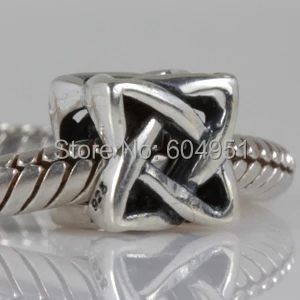 925 Sterling Silver Celtic Knot Charm Beads Fit Pandora Style Diy 925 Sterling Silver Celtic Knot Charm Beads Fit Pandora Style Diy Bracelet Jewelry