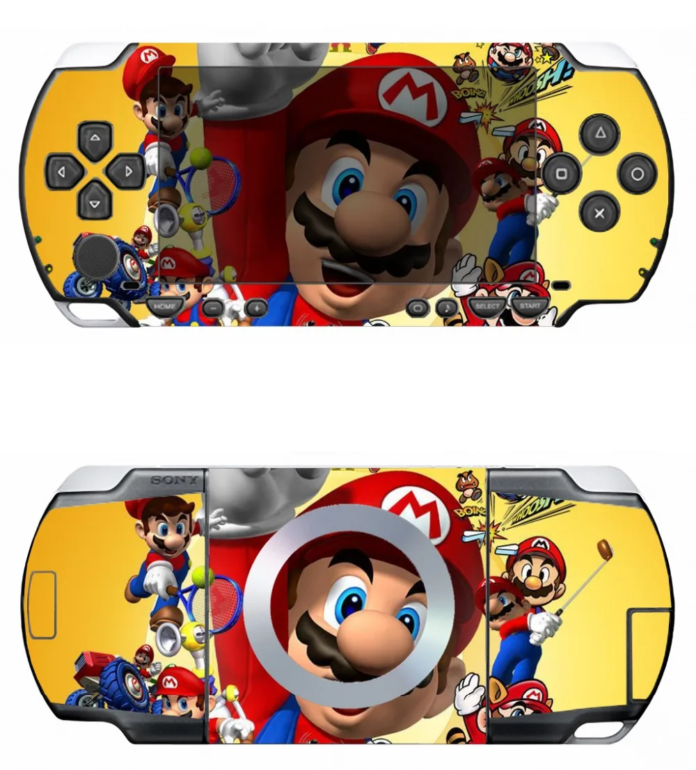 Super Mario 113 Vinyl Skin Sticker Protector for Sony PSP 1000 skins