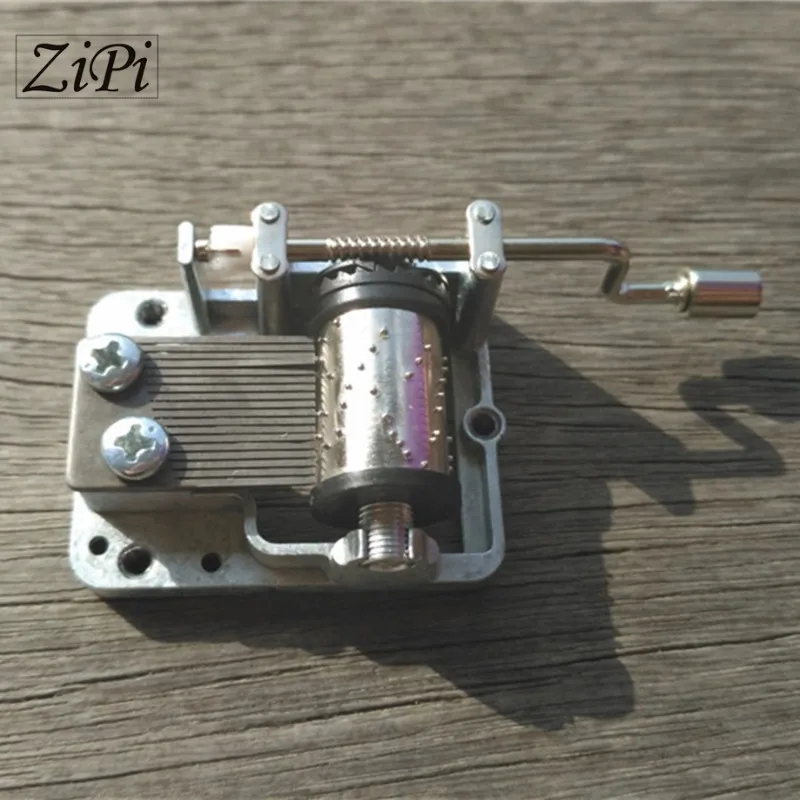 Zipi 25 шт./лот Серебряная самодельная Музыкальная шкатулка с механизмом сделай сам