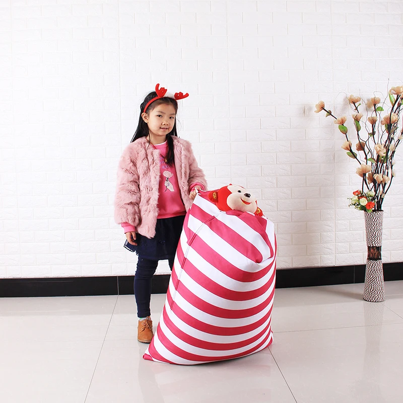 الإبداعية الحديثة الأطفال السرير محشوة الحيوان قماش تخزين الفول حقيبة كرسي المحمولة الاطفال Capicity كبير الملابس لعبة الماس أكياس