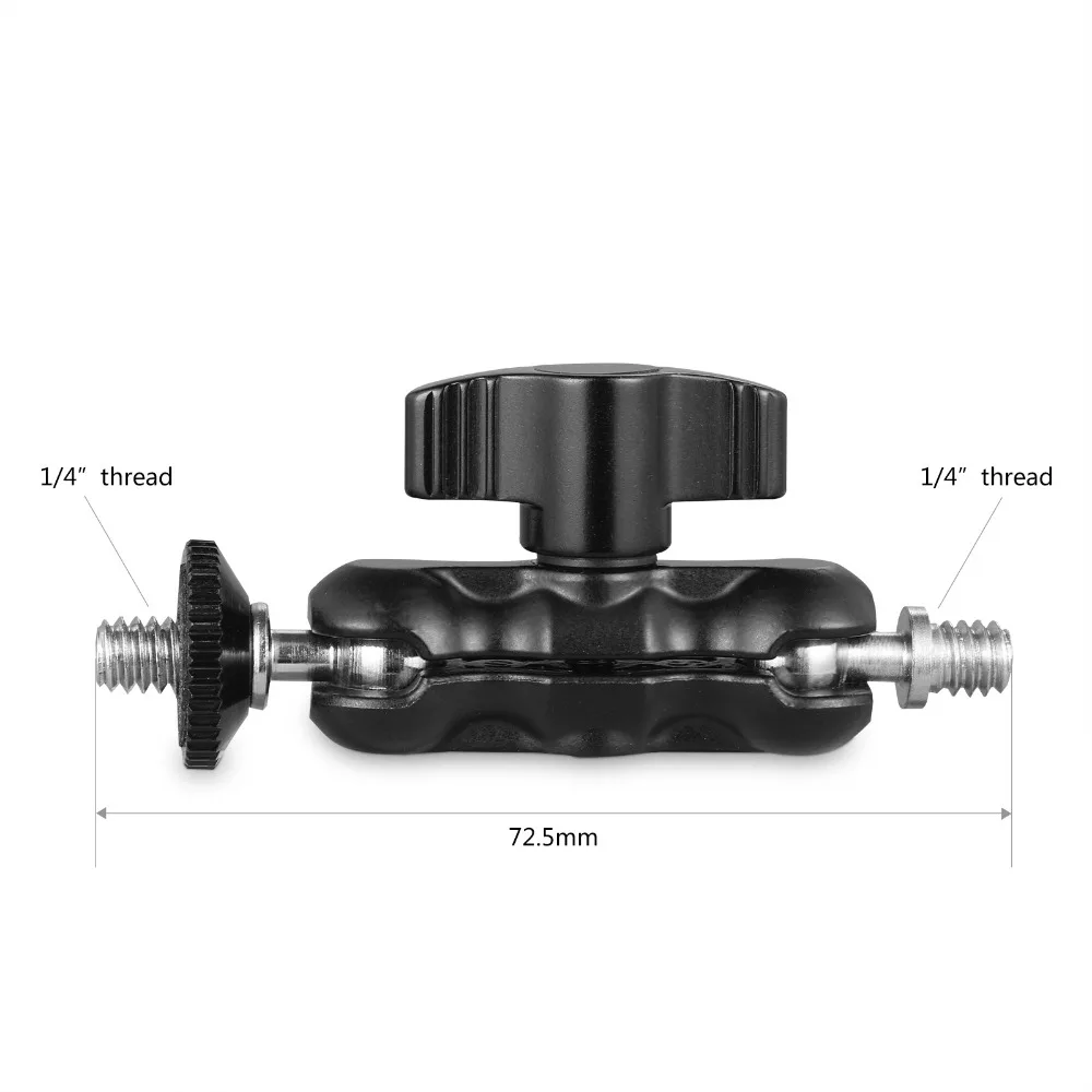 SmallRig Регулируемая DSLR сферическая головка с камерой мини шаровая Головка крепление для камеры монитор/Вспышка светильник поддержка с 1/4 винтом 2157