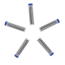 Новое поступление, паяльная проволока, высокая чистая, без очистки, активная пайка, яркая, 63% нить для галстука, с 2.0% Флюсом, 19 г, 1 мм, длина, 5 шт