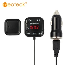 Neoteck беспроводной Bluetooth V4.0 fm-передатчик автомобильный комплект Bluetooth Handfree автоматический магнит fm-передатчик автомобильный комплект USB зарядное устройство SD MP3