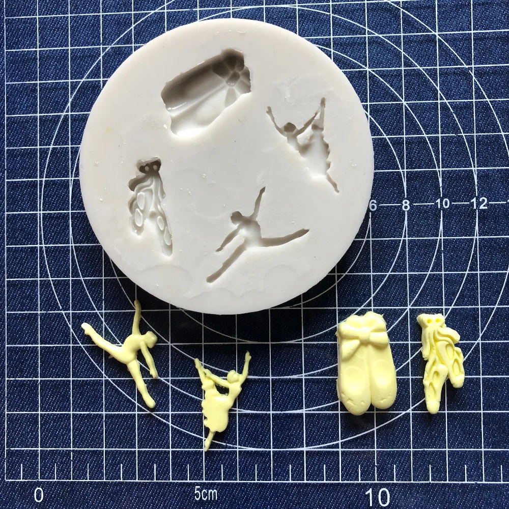 

Cake Tools dancing shoes girl woman baby bow ballet shoe silicone mold Decorating Cupcake decorating Gumpaste fondant tool mould