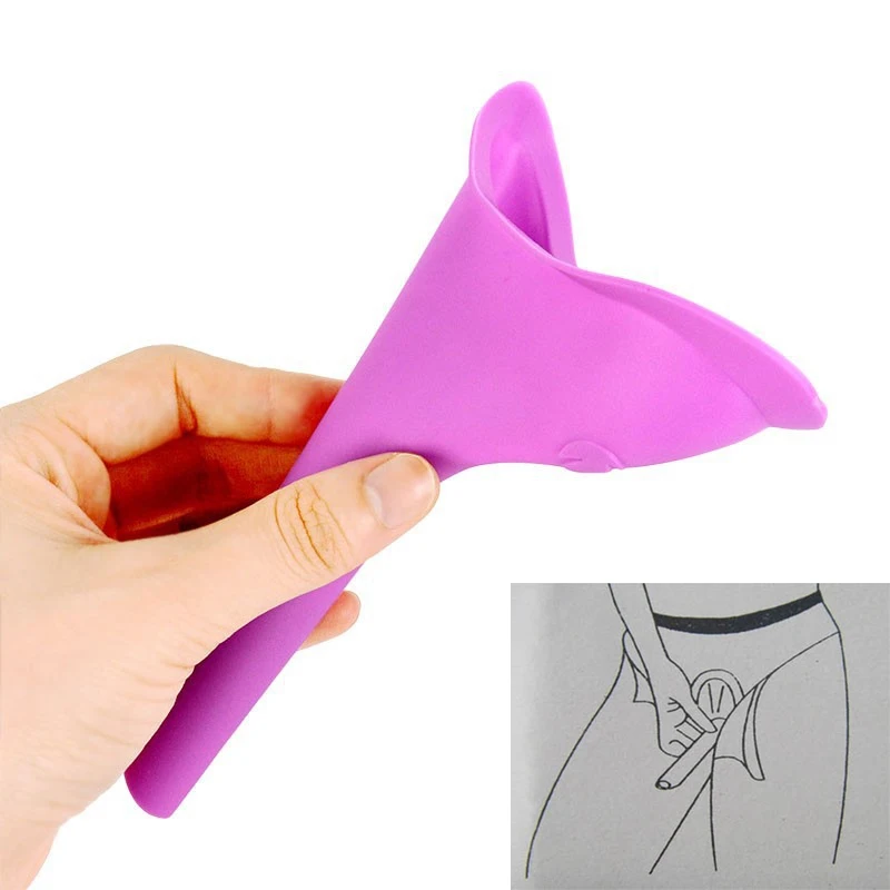 

Portable Camping Urinal Funnel Female Woman Emergency Standing UP Pee