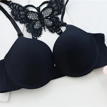 

DROPSHIP 2019 New Arrival Fashion Women Sexy Lace Push Up Bras Tank Cami Crop Solid Underwear 5 Colors Freeship 50*
