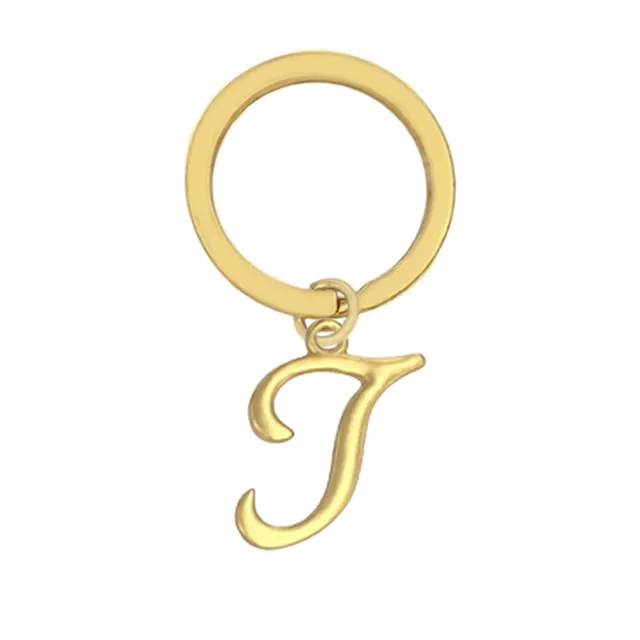 double nose simple bulk cheap wholesale metal alphabet letters t key