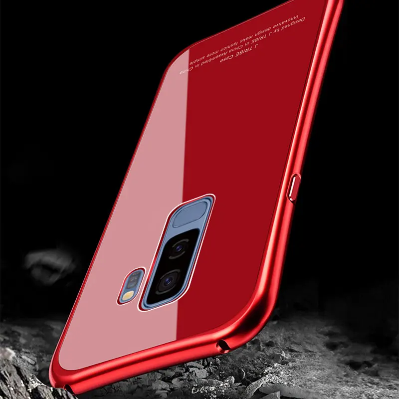 Portefeuille For Galaxy S9 Aluminum Metal Shockproof Bumper Frame Case Tempered Glass Back Cover for Samsung S8 Plus Note 8 Capa (4)
