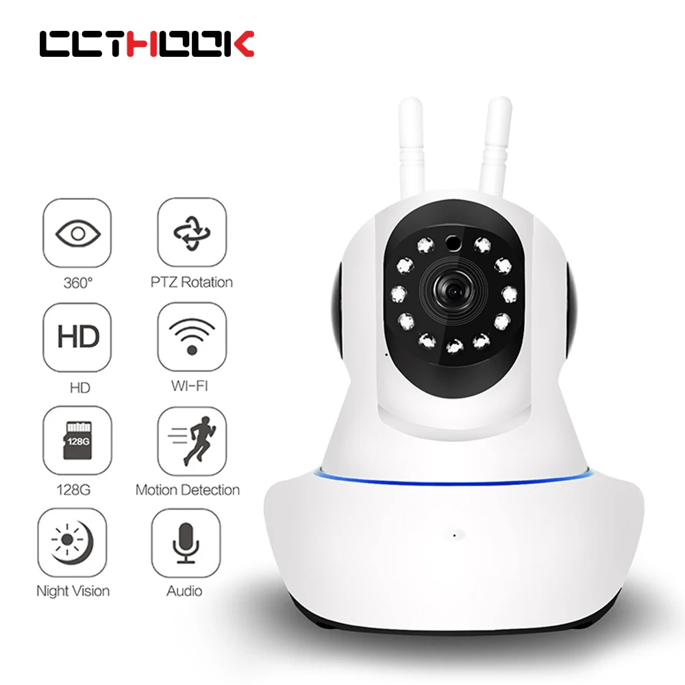 

Home Security IP Camera Wi-Fi Wireless Mini Network Camera Surveillance Wifi 720P Night Vision CCTV Camera Indoor Baby Monitor