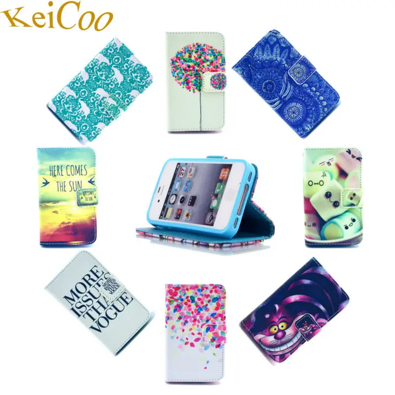 Кожаный чехол портмоне с откидной крышкой для samsung S4mini 4 мини GT i9195 i9190 i9192 Galaxy S4 S