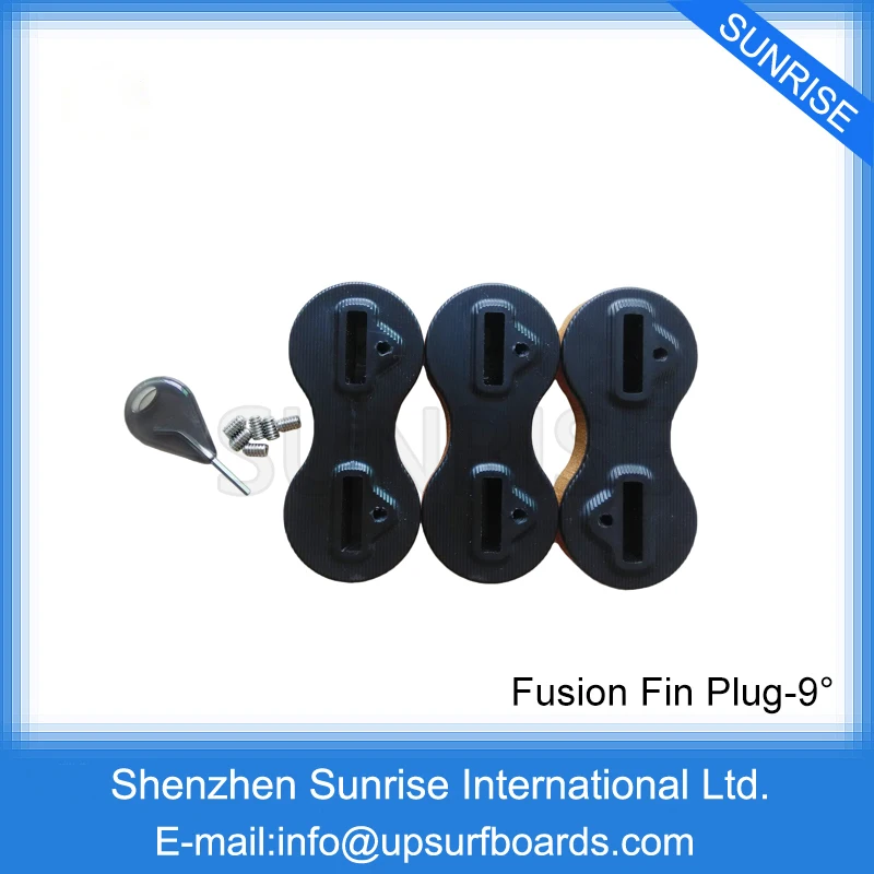 Free Shipping 5 Sets sales Surfboard FCS Fins Plugs 9 Degree FCS Fin