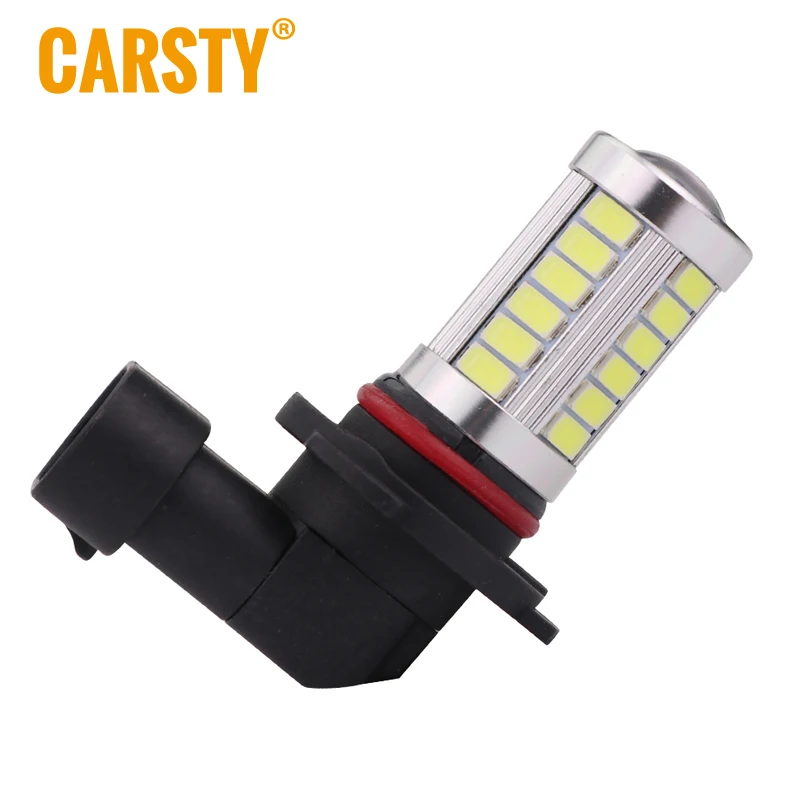 Carsty 1 шт. новый автомобильный Стайлинг 12 В 18 Вт белый 9005 HB3 9006 HB4 33SMD внешний