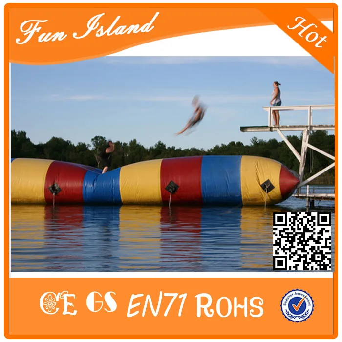 

Free Shipping 5x2m Most popular inflatable water catapult blob Inflatable Blob Jumping water blob jump for sale water pillow