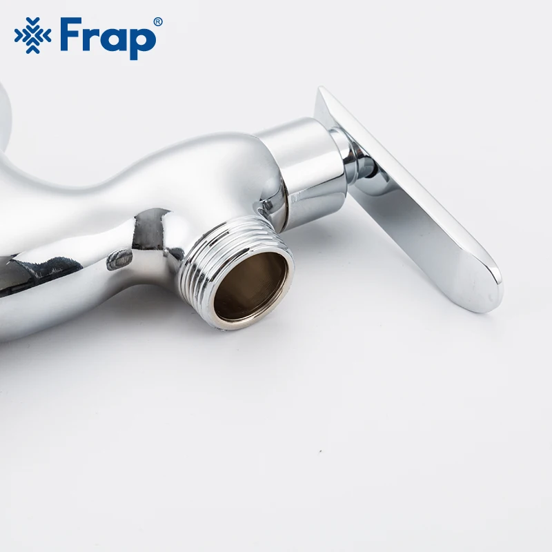 Frap Kitchen Faucet single cold water 304 Stainless Steel universal tube double pipe outlet faucet sink wall out of the rotation Frap Kitchen Faucet single cold water 304 Stainless Steel universal tube double pipe outlet faucet sink wall out of the rotation