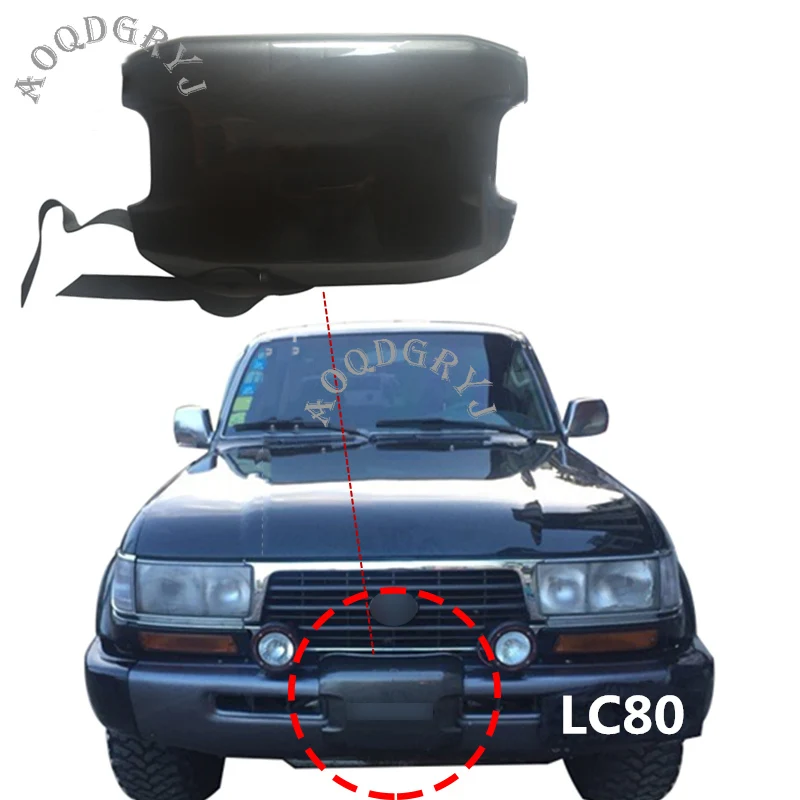 Car Styling For Toyota Land Cruiser LC80 FZJ80 1992-1997 ABS Front Bumper Winch Cover 1pcs