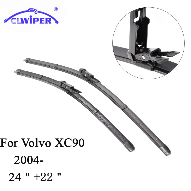 CLWIPER Wiper Blades For VOLVO XC90(2004 )2005 2006 2007 2008 2009 2010