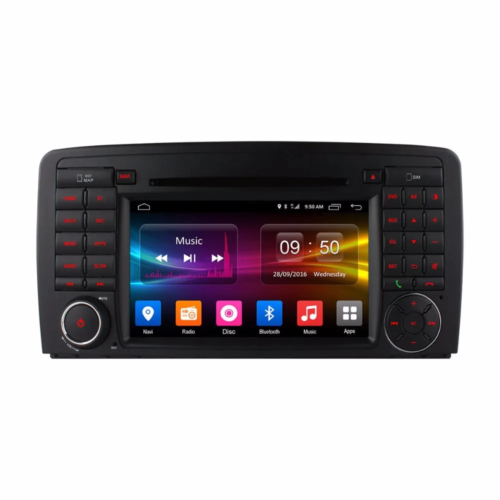 Sale vehicel 4G SIM LTE 8 Core Android 6.0 Car DVD Player for Mercedes R Class W251 R280 R300 R320 R350 R500 with Radio GPS 32G ROM 5