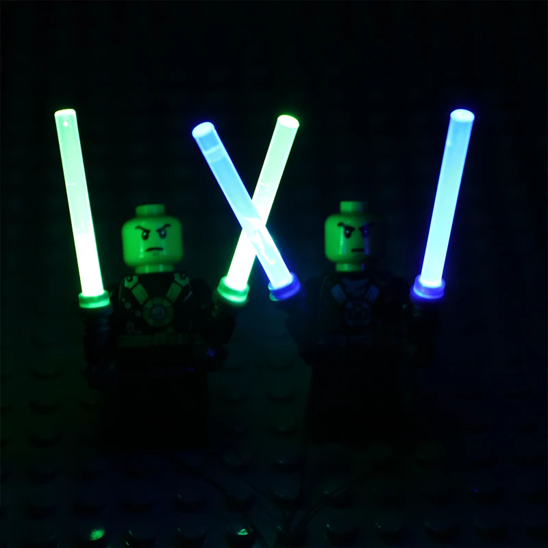 LED light 4 lightsaber in 1 USB for lego figure star wars trooper darth vader Yoda Toys For lego pin The Force Awakens Nano DIY (5)