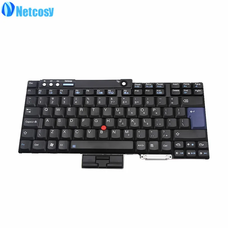 

Netcosy US layout Replacement keyboard For Lenovo IBM T60 T60P T61 T61P R60 R61 T400 R400 W500 US standard version keyboard