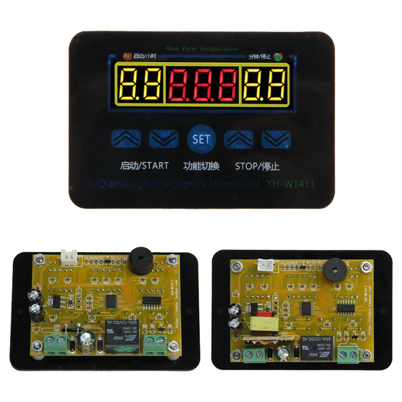 

12/220V 10A Digital LED Temperature Controller Thermostat Control Switch + Probe