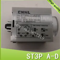 ST3PA-D AC220V AC110V AC380V AC36V DC24V DC12V Время Реле времени задержки включения питания ST3P JSZ3 A-D