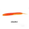 2022 NEW Supercontinent Needle-tailed straight worm now hot 100mm Double Color Silicone Bait 10PCS ► Photo 2/6