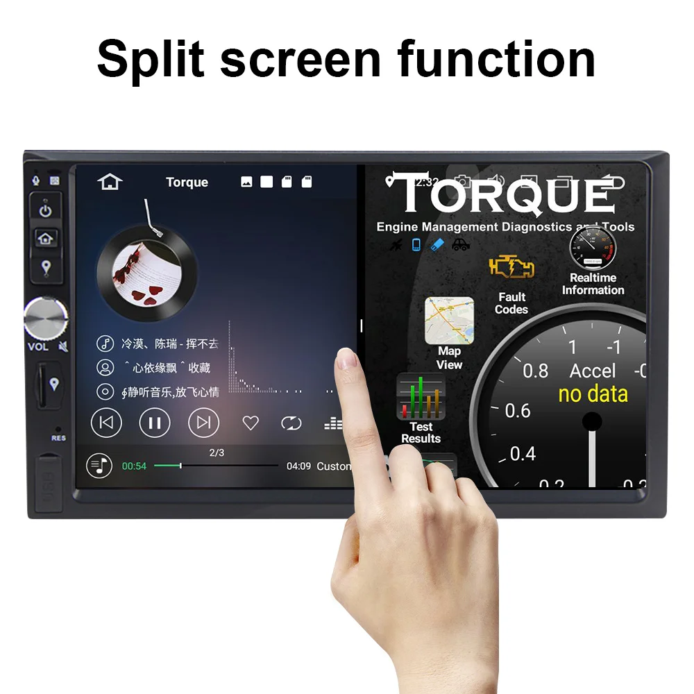 Дешево Eunavi 2 Din 7 Восьмиядерный Универсальный Android 9,0 4 Гб ram автомобильный Радио Стерео gps навигация WiFi 1024*600 сенсорный экран 2din без DVD