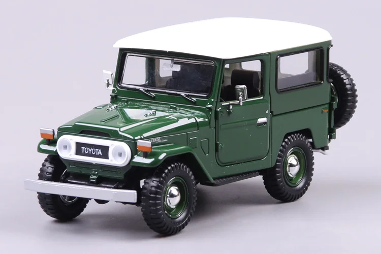 Коллекционная литая машина из сплава mkd3 модели классные Toyota FJ40 JEEP SUV Roadster Stactic весы игрушечные транспортные средства для детей 1:24