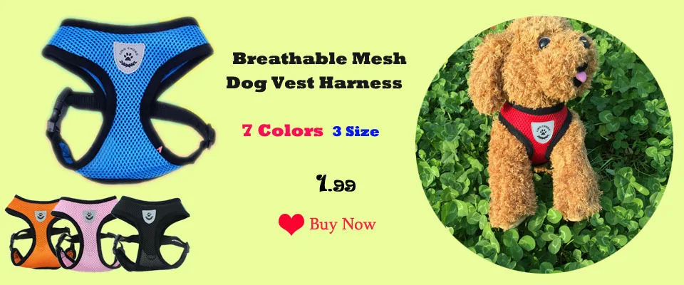 dog mesh vest harnesses