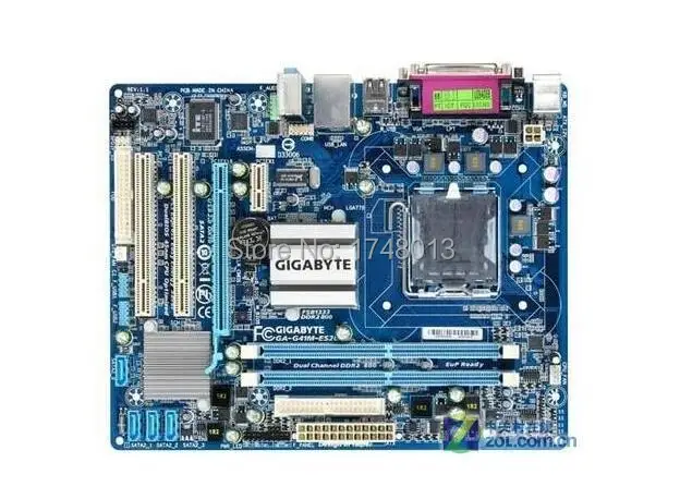 Оригинальная Материнская плата Gigabyte GA-G41M-ES2L LGA 775 DDR2 G41M-ES2L G41 Micro ATX