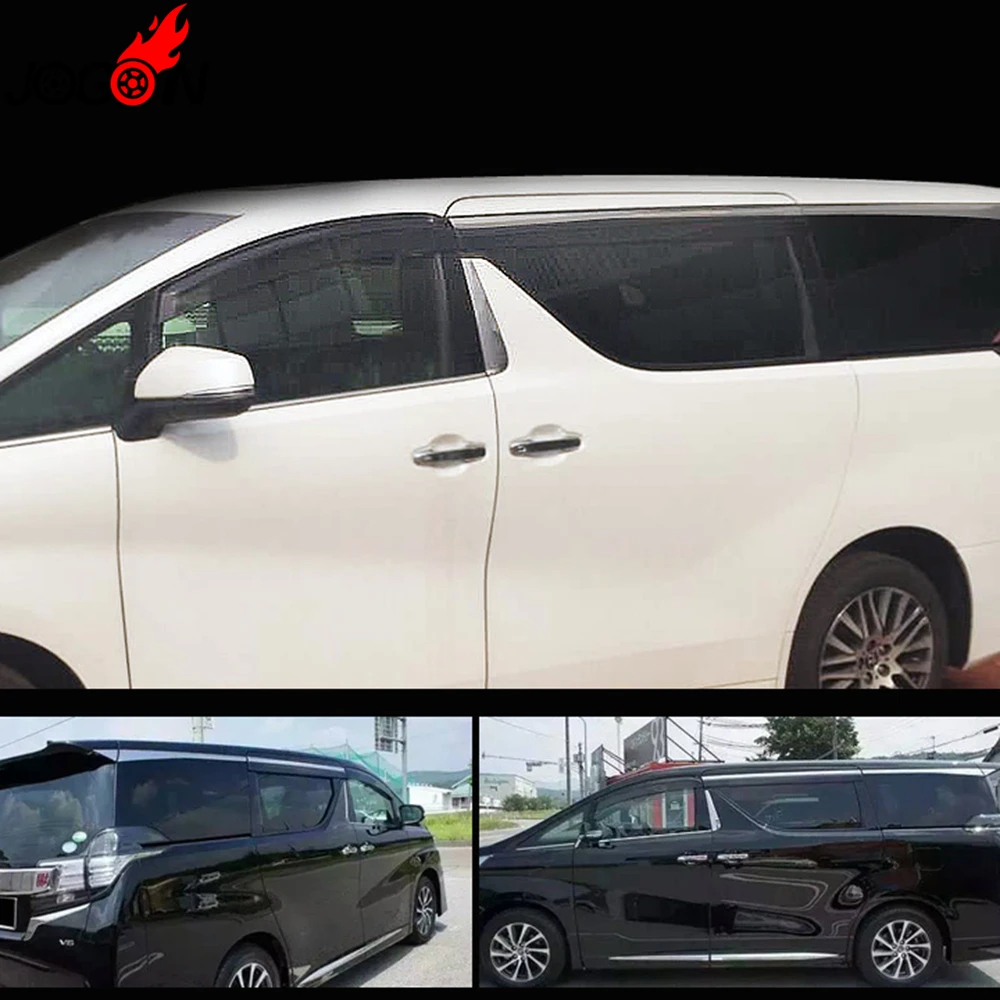 Для Toyota Alphard Vellfire ANH30 2016 2017 оконные солнцезащитные козырьки вентиляционные