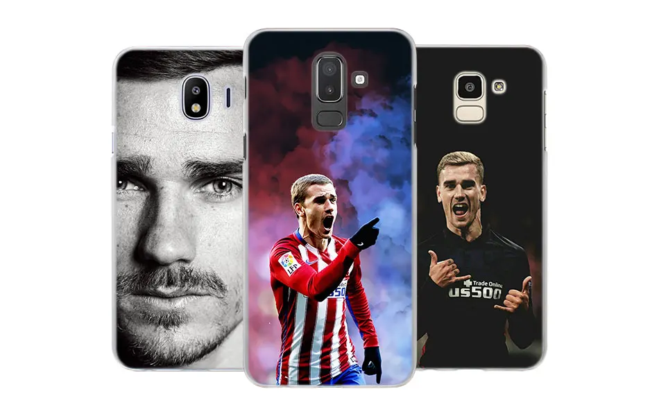 Чехол для телефона Antoine Griezmann с футбольной звездой для samsung Galaxy J3 J4 J6 Plus J7 J8 J5 J7 Prime, Жесткий PC Coque fundas чехол