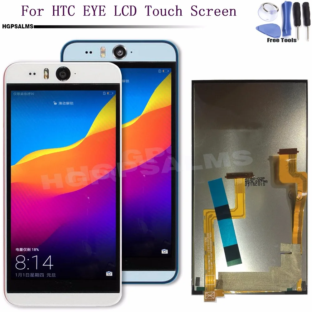 Скидка Для htc Desire EYE ЖК дисплей кодирующий преобразователь сенсорного экрана в сборе запасные части с рамкой