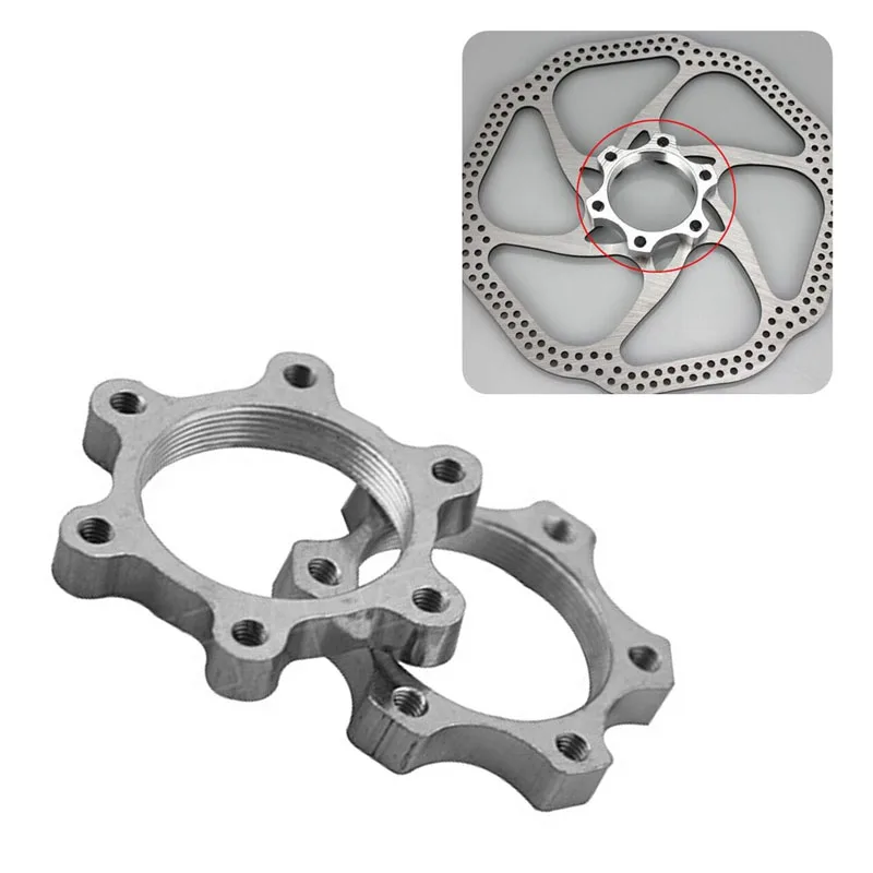 

Bike Bicycle Freewheel Threaded Hubs Disk Disc Brake Rotor 6Bolt Flange Adapter