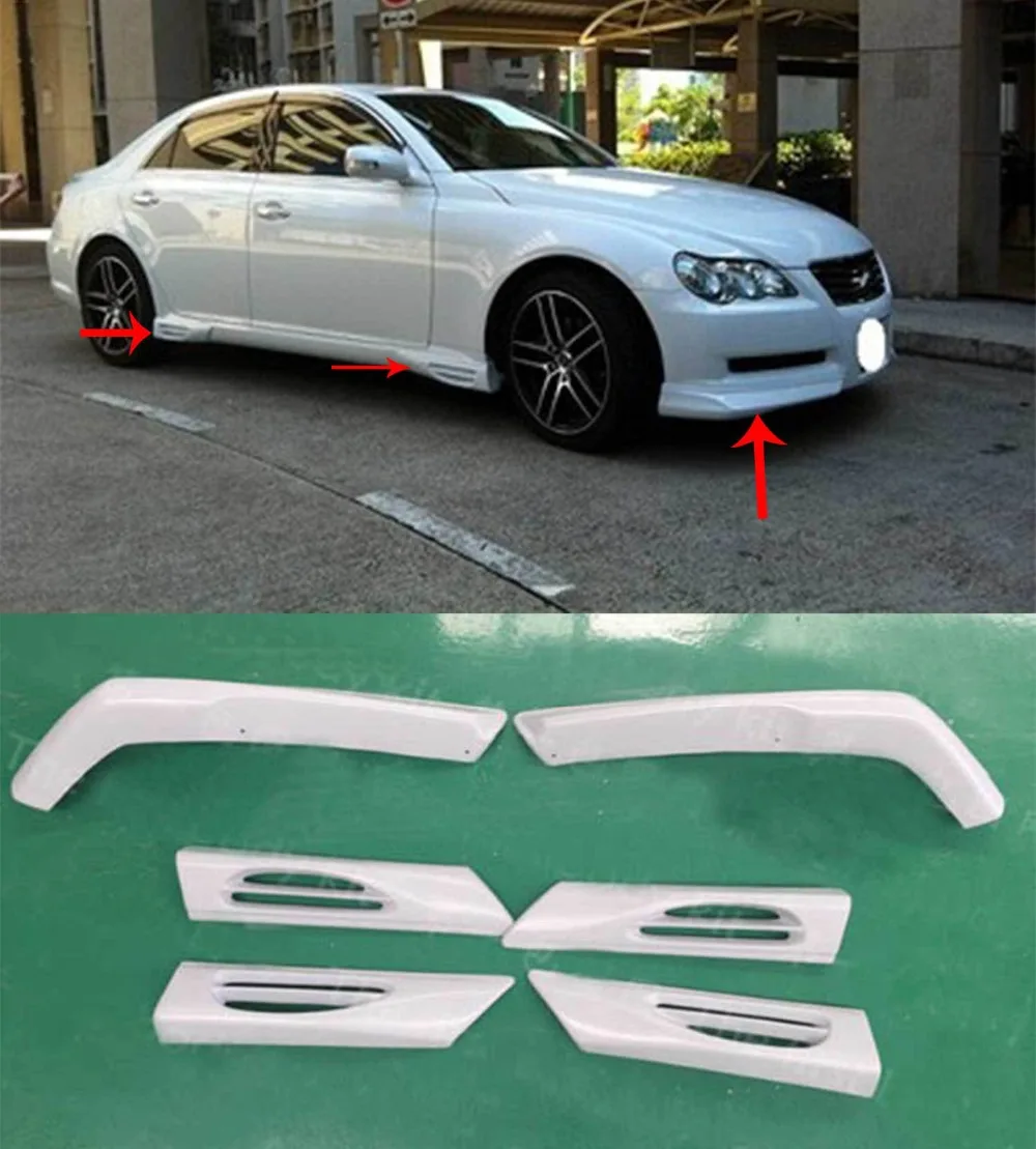 

For Toyota Reiz Mark X Modified PU Front Corner Side Wrap Angle Lip