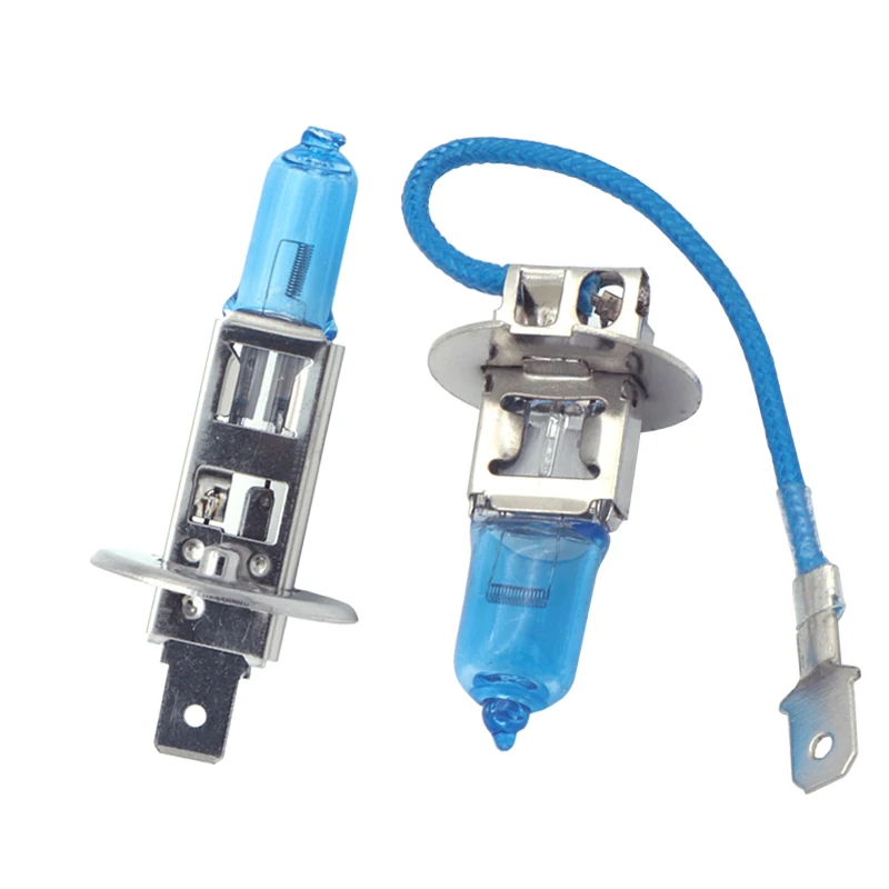 

1pcs H1 100W 12V Super Bright White Fog Lights Halogen Bulb High Power Car Headlight Lamp Car Light Source parking 6000K auto