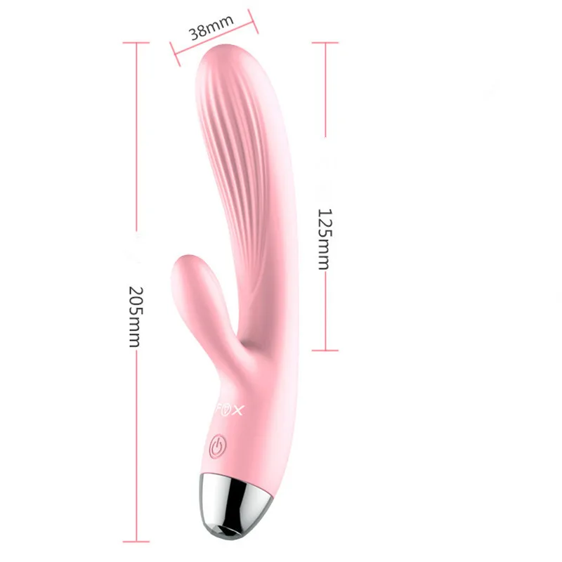 FOX-Dual-Motor-Vibrator-Sex-Toys-for-Woman-10-Speed-Dildo-Vibrators-Powerful-G-Spot-Clitoris (3)