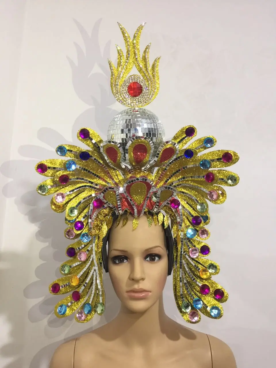 Latin dance Samba accessories Fashion exquisite headdress feathers
