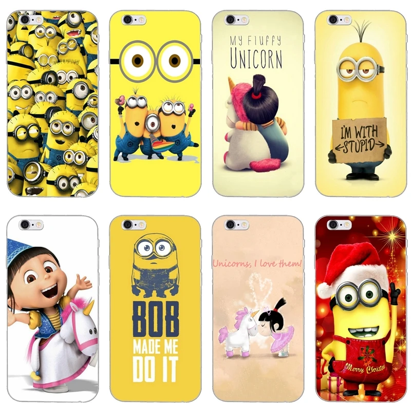 

Minion My Unicorn Agnes christmas For Xiaomi Redmi S2 5 plus 6A 4A 4x Note 6 Pro 5 5A 4 3 Pocophone F1 case Soft phone cover