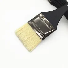 6 шт./компл., высокое качество Щетинная плоская кисть акриловая кисть для теней для век набор для рисования товары для рукоделия очистки кисти для художника