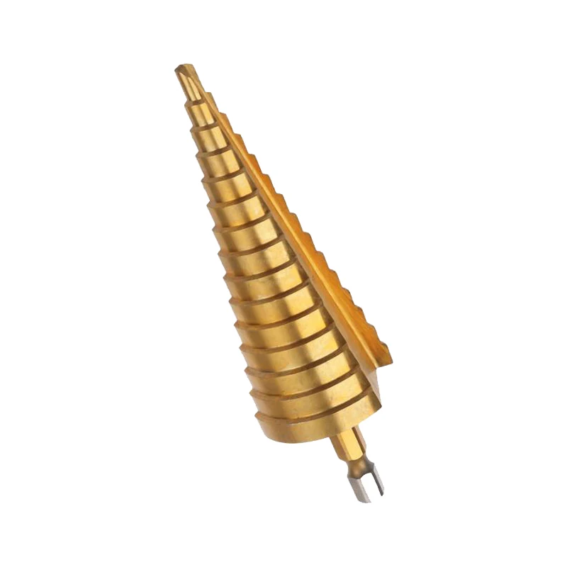 4-32 mm HSS Titanium Coated Step Drill Bit for Metal High Speed Steel Wood Drilling Power Tools Hole Cutter Step Cone Drill