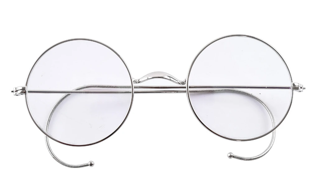 Agstum 49mm Round Optical Rare Wire Rim Prescription Style Eyeglasses