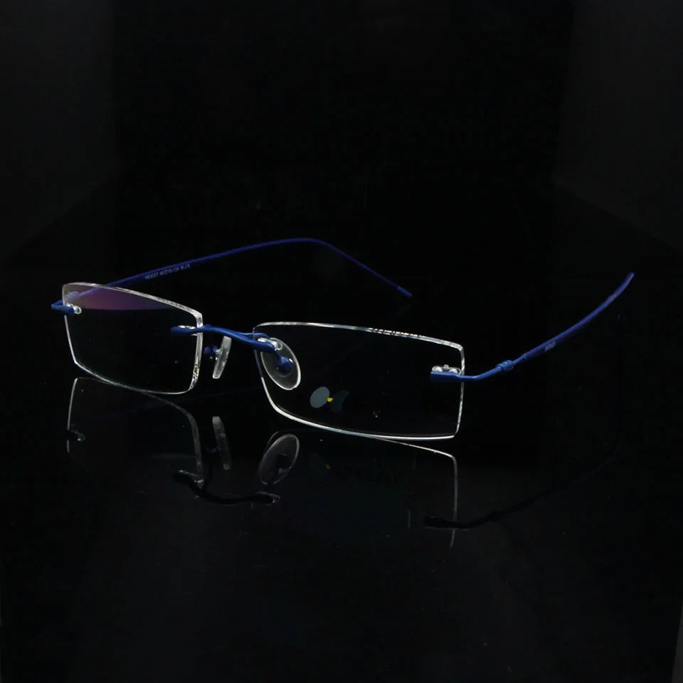 SORBERN 5 цветов квадратный сплав очки без оправы для женщин и мужчин легкие оптические очки по рецепту линзы деловые очки