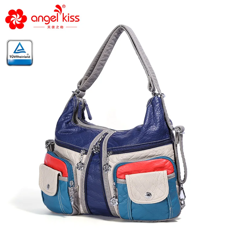 Angel Kiss мягкие сумки через плечо для женщин разных цветов повседневные AK678M|Сумки с