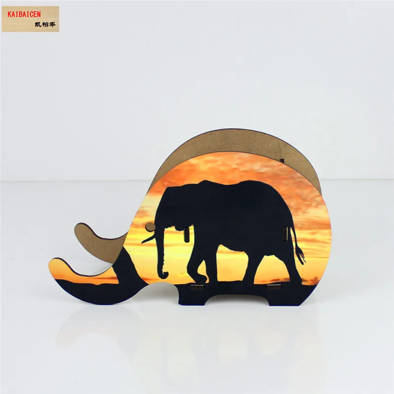 

Sublimation MDF blank Universal Phone Stand Holder Cute Desk Cat Stand for 3.5-10 Inch Smartphones Heat press printing Stand