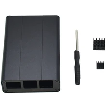 Черный алюминиевый чехол с радиаторами для Asus Sbc