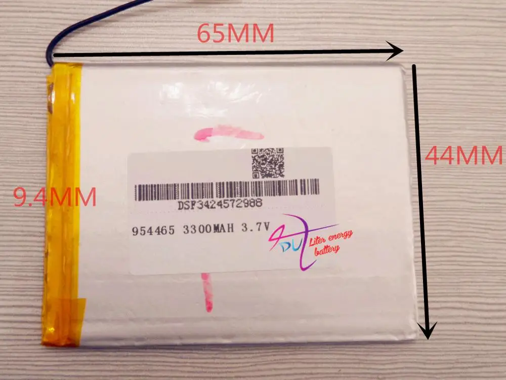 Лучший аккумулятор бренд 3 7 V 3300 mAH 954465 полимер литий-ионный/литий-ионный для