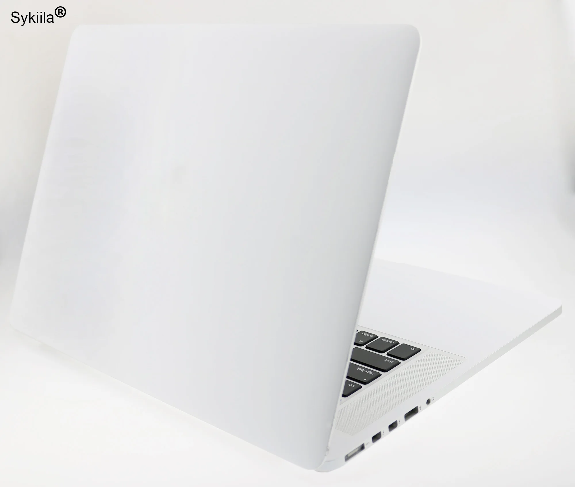 Sykiia для Macbook кожи из углеродного волокна Air 11 13 Pro 13 15 16 retina 12 крышка всего тела Защитная Наклейка Виниловая наклейка серебро - Цвет: Matte-White